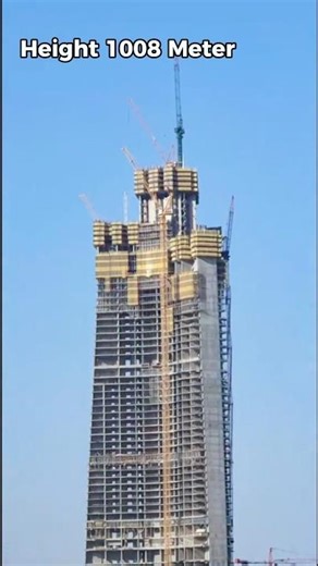 The Tower That Will Beat Burj Khalifa! 🌆🔥| Jeddah Tower #Shorts