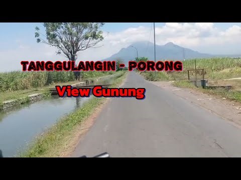 Jalan Alternatif Menuju Porong Dengan View Pemandangan