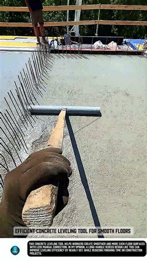 Efficient Concrete Leveling tool for Smooth Floors #tools