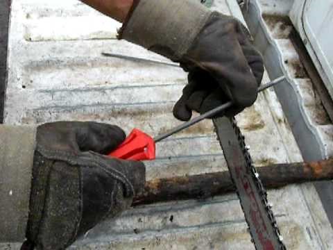 How to file/sharpen a chainsaw, version 2
