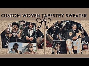 CUSTOM TAPESTRY SWEATER | how to video | Fredo Bang