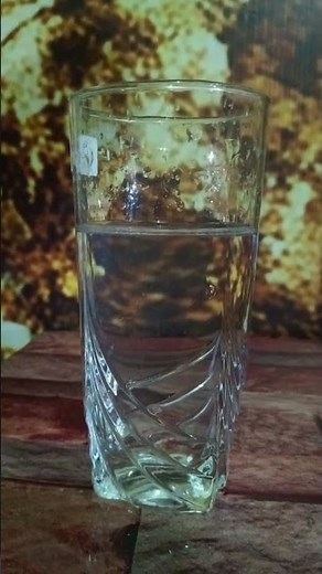 Glass Water Experiment 😱 2 Tablets Reaction in Water | Satisfying Science
