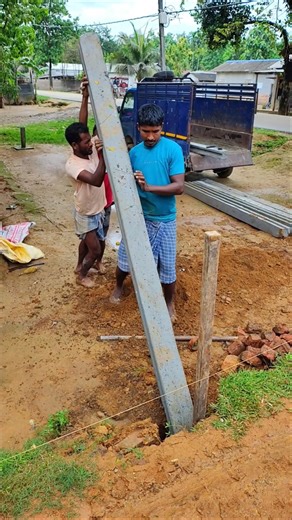 how to install concrete readymade pillar #shorts