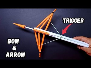 BOW AND ARROWS PAPER CRAFT / ORIGAMI WEAPON TUTORIAL