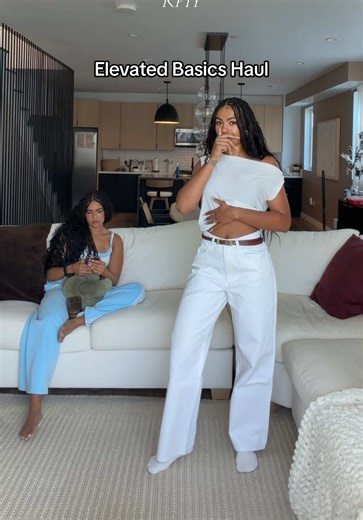 The hunt is over✨ We got all the elevated basics we need for spring/summer🤍 We put everything in our Shopmy if you are also on the hunt for some elevated basics :) #elevatedbasics #springfashion @Revolve @Khy by Kylie Jenner @Aritzia