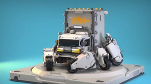 六足轻量卡车 KitBash3d