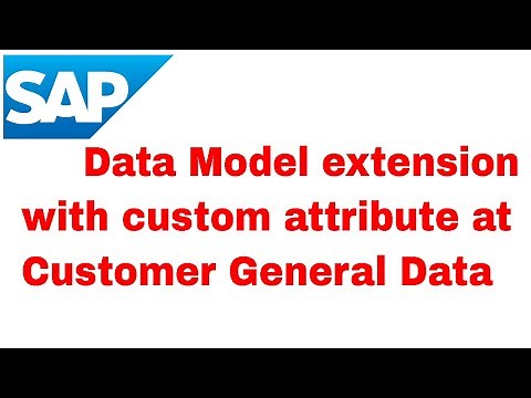 SAP MDG Data model extension with custom attribute at Customer General Data