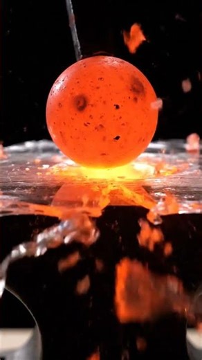 Red Hot Ball Meets MICA… It Didn’t Melt — It SHATTERED & CURLS UP 🔥 | Hot Ball Action