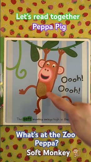 let's read together a #peppapig book What's at the Zoo Peppa? #readalong #kidsbooks #peppapigbooks