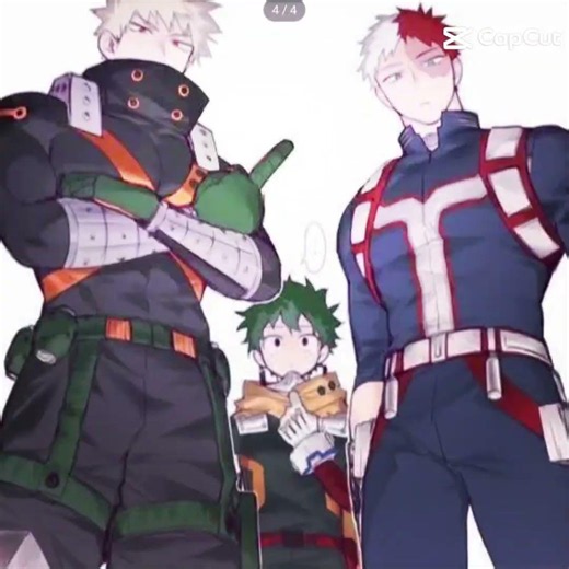 baku x deku x shoto #bakugou #mhacommunity