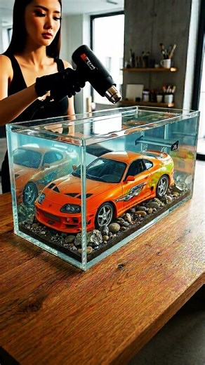 👉 I Trapped a Legendary Car Inside a Resin Table 😳 (Full Build)