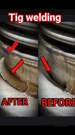 Tig welding shorts 🧑‍🏭 | #tigwelding #welding #tips #tricks