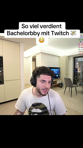 Bachelorbby Reveals Earnings from Twitch Streaming