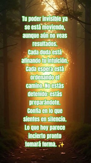 Tu poder invisible ya está en acción.Da el paso. ✨#yogafacial #coachinspiracional #milagrosdiarios