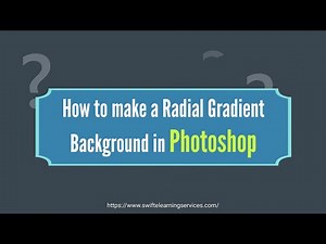 How to make a Radial Gradient Background in Photoshop