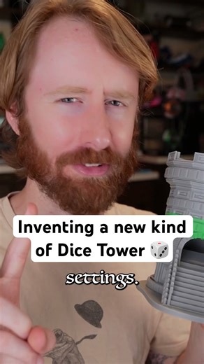 The Two-State Dice Tower 🎲 #dnd #3dprinting #deckofdmthings #diy