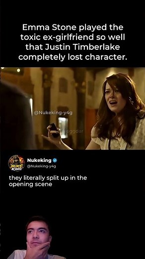 Emma Stone plays a toxic ex-girlfriend