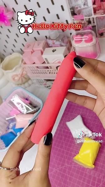 DIY Clay Hello Kitty Pen Tutorial for Unique Creativity
