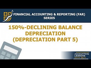 Depreciation Part 5 of 6 (150% declining balance depreciation)