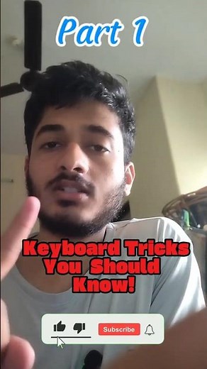 Crazy Keyboard Tricks You Should Know! | Part 1 #pctips #tech #shortcuts