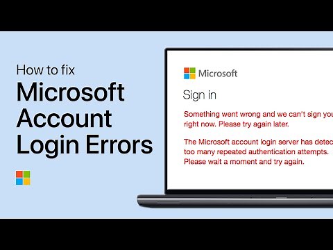 How To Fix Microsoft Account Login Errors on Windows PC