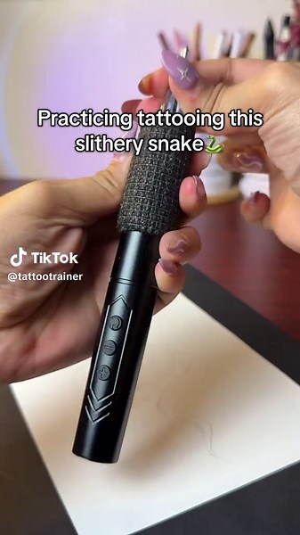 Mastering Tattoo Techniques: Slithery Snake Design