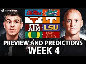 College Football Week 4 PREDICTIONS with Josh Pate | Texas vs. Tennessee, Ole Miss vs. Florida
