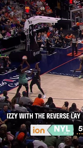 Check out this insane reverse layup by Isabelle Harrison 🔄 NYL-CON | ION | WNBA