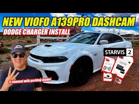 VIOFO A139PRO REVIEW AND INSTALL IN DODGE CHARGER OR CHALLENGER