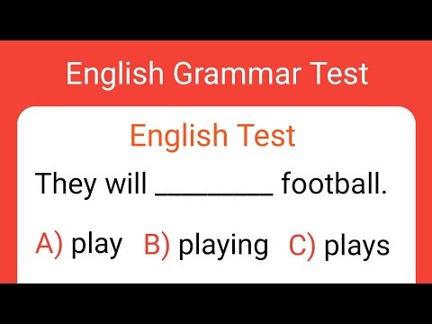 English Grammar Test | English Grammar Quiz | Mixed Grammar Quiz