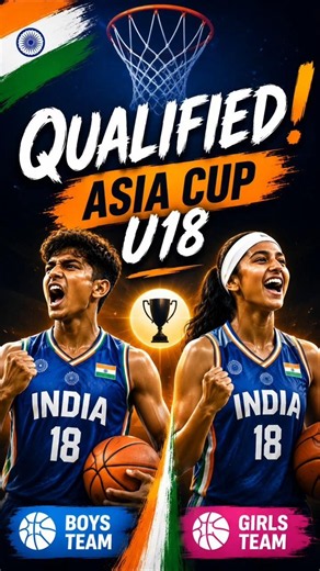 Indian Basketball u18 in Asia Cup! #shorts #original