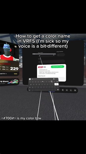 How to get a colored name in VRFS #gorillatag #helpmemakethismakesense #strangerthings #vecna #vrfs
