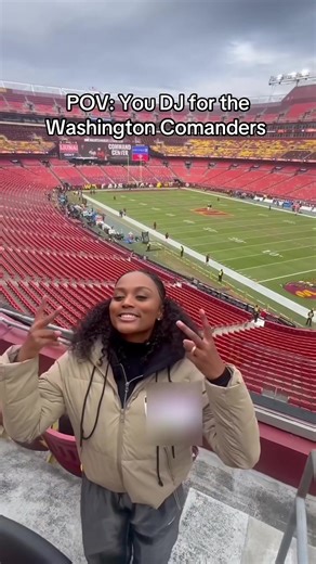 Check out what it’s like to DJ for the @Washington Commanders 🔥🔥🔥