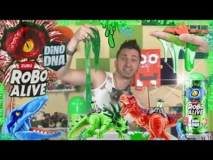 Let's make our own dinosaur With Zuru Robo Alive Dino DNA!