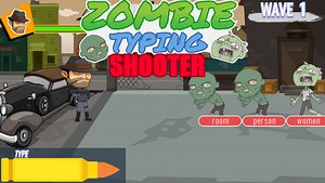 Play Zombie Typing Shooter | Free Online  Games. KidzSearch.com