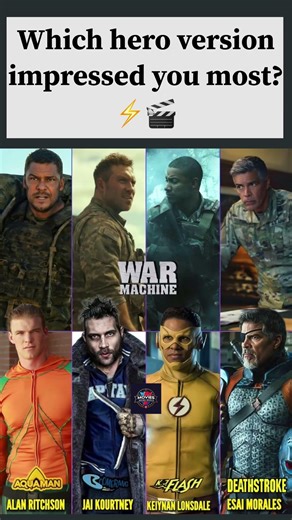 War Machine Cast vs DC Heroes #Trending2026 #MovieShorts