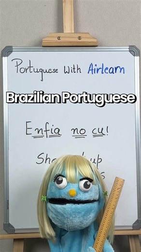 Brazilian phrase of the day! #portuguese #airlearn #viral #learnportuguese #portuguesephrases