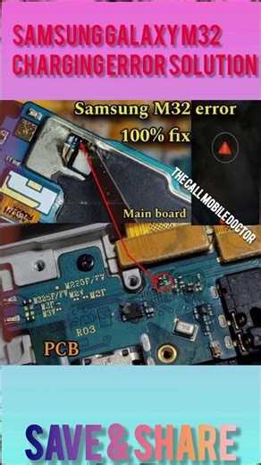 Samsung M32/M325f 🔥 Charging Tempreture🌡High 100% Solution💥 1.8 Voltage Missing🤒