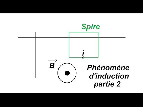 Spiral in a magnetic field part 2 - induction phenomenon