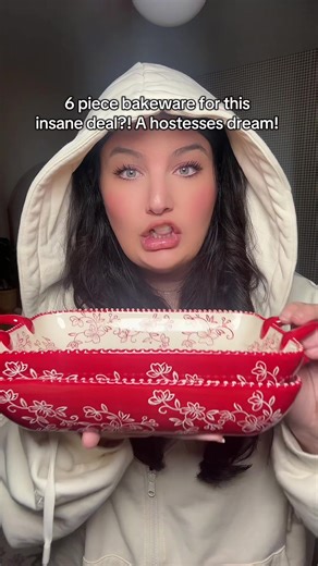 Love these for hostess gifts or meal prep 😍 The Temp-tations Floral Lace micro bakers are the prettiest way to bake, store, and serve — and the lids make leftovers so easy. Already flying because QVC stock never lasts long! @QVC, Inc #KitchenFinds #HostessGift #HomeEntertaining #BakewareLovers #TikTokShophome