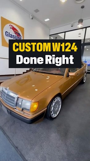 💥 INSANE W124 400E Build — Custom Paint Dream Interior! 🔥 . . . . Video Credit: Owner Insta @the_400e . . . . #w124 #mercedesclassic #400E #classiccar #mercedesbenz | 80s 90s Cars Club