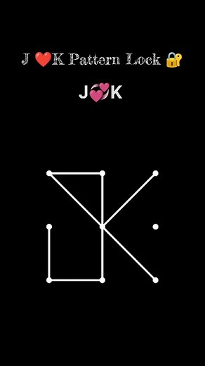 6K views · 888 reactions | Different style to draw Letter "JK " in Unlock Pattern || . . #pattern #tarending #instagram #lock #unlock #viral #reels #tiktok #shorts | Prince Kumar | Facebook