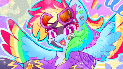 【mlp绘画过程】摸个RD