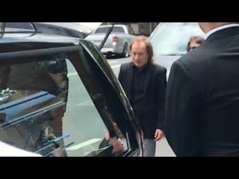 AC DC GUITARIST, MALCOLM YOUNG'S FUNERAL IN SYDNEY