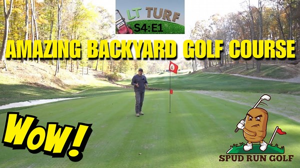 The Incredible Backyard Golf Course Spud Run Tour! : S4 E1