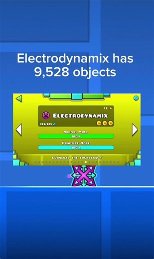 Which Main Geometry Dash level has the most objects? #geometrydash #gaming
