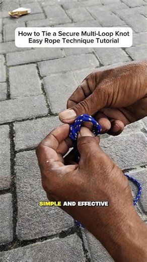 How to Tie a Secure Multi-Loop Knot – Easy Rope Technique Tutorial