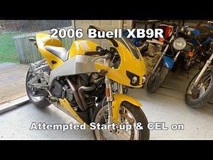 Attempting to start the Buell XB9R Firebolt and dealing with a CEL (Check Engine Light_
