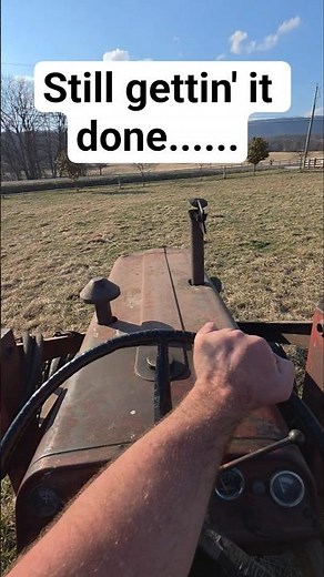 Dragging Pasture With the IH B-275 #homestead #farmlife