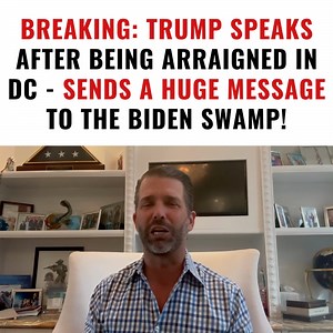 BREAKING: Trump Speaks After Being Arraigned In DC - Sends A HUGE Message To The Biden Swamp! | Donald Trump Jr.